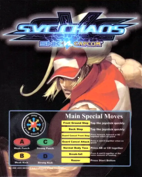 SVC Chaos: SNK vs. Capcom mini marquee